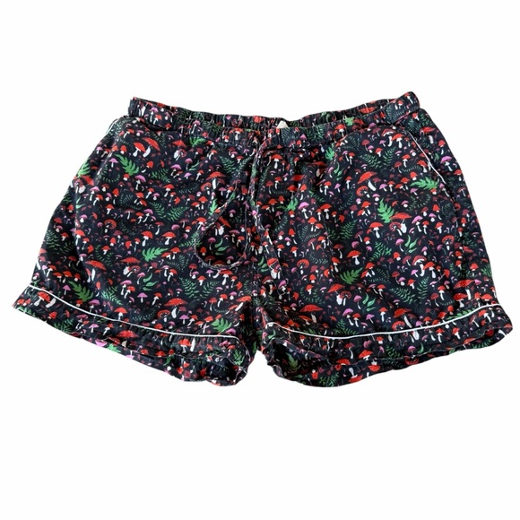 PrintFresh Toadstool Mushroom Print 3-Piece Pajama Set Organic Cotton Large GUC - Picture 7 of 10